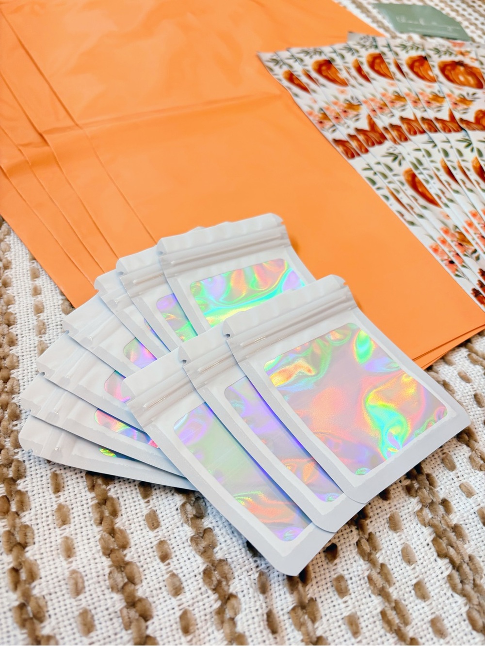 85 Piece Floral Pumpkin Shipping Supply Bundle 🎃🌸 - Picture 4 of 5